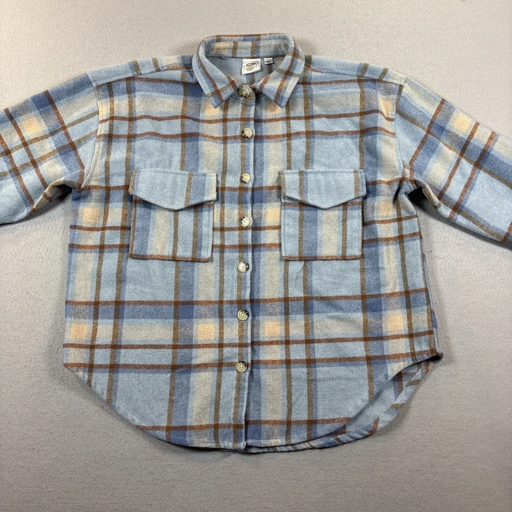 Ford Light Blue Plaid Bronco Button-Down Shirt